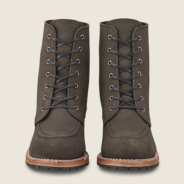 Red Wing Womens Clara - Heeled Acampo Leather - Heritage Boots Dark Grey - 4281GXPYC